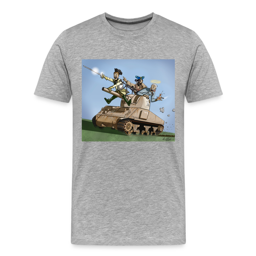 Sankt Conrads lärjungar (ekologisk premium-T-shirt herr-edition) - gråmelerad