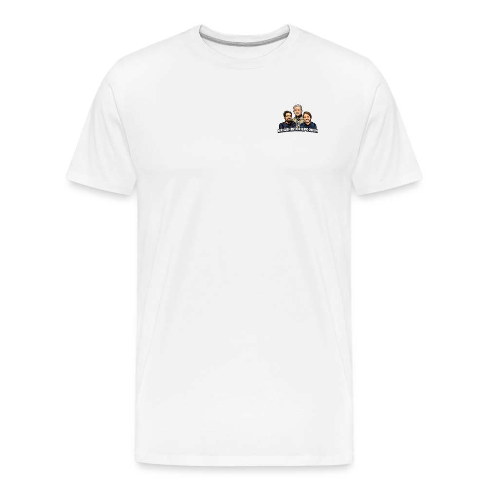 EVIG ÄRA (ekologisk premium-T-shirt herr-edition) - vit