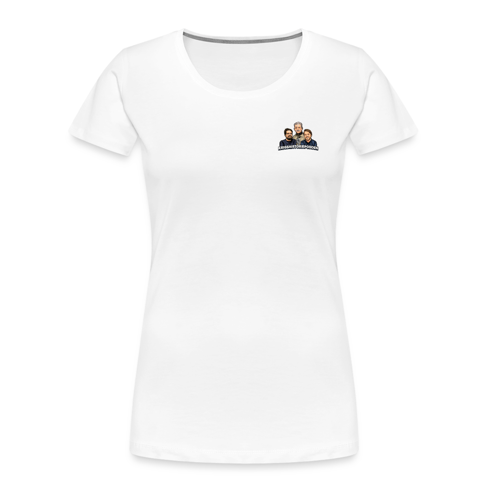 EVIG ÄRA (ekologisk premium-T-shirt dam-edition) - vit