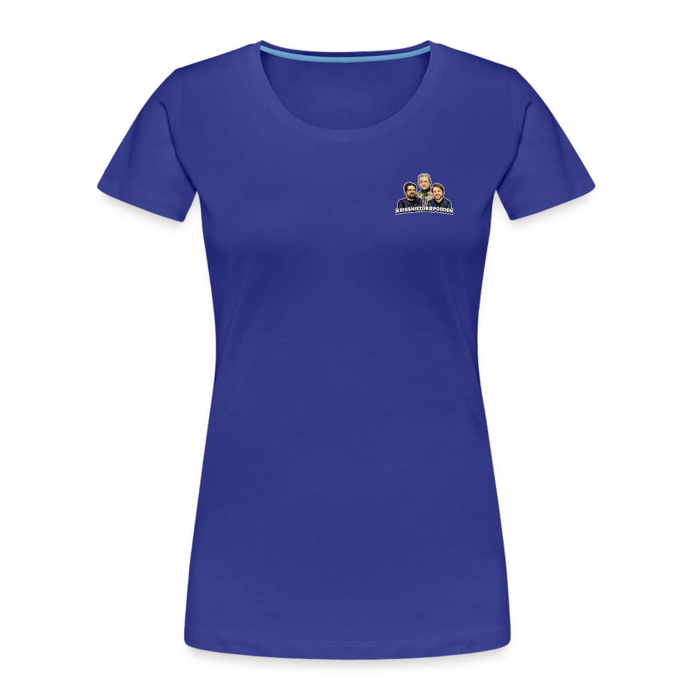 EVIG ÄRA (ekologisk premium-T-shirt dam-edition) - kungsblå