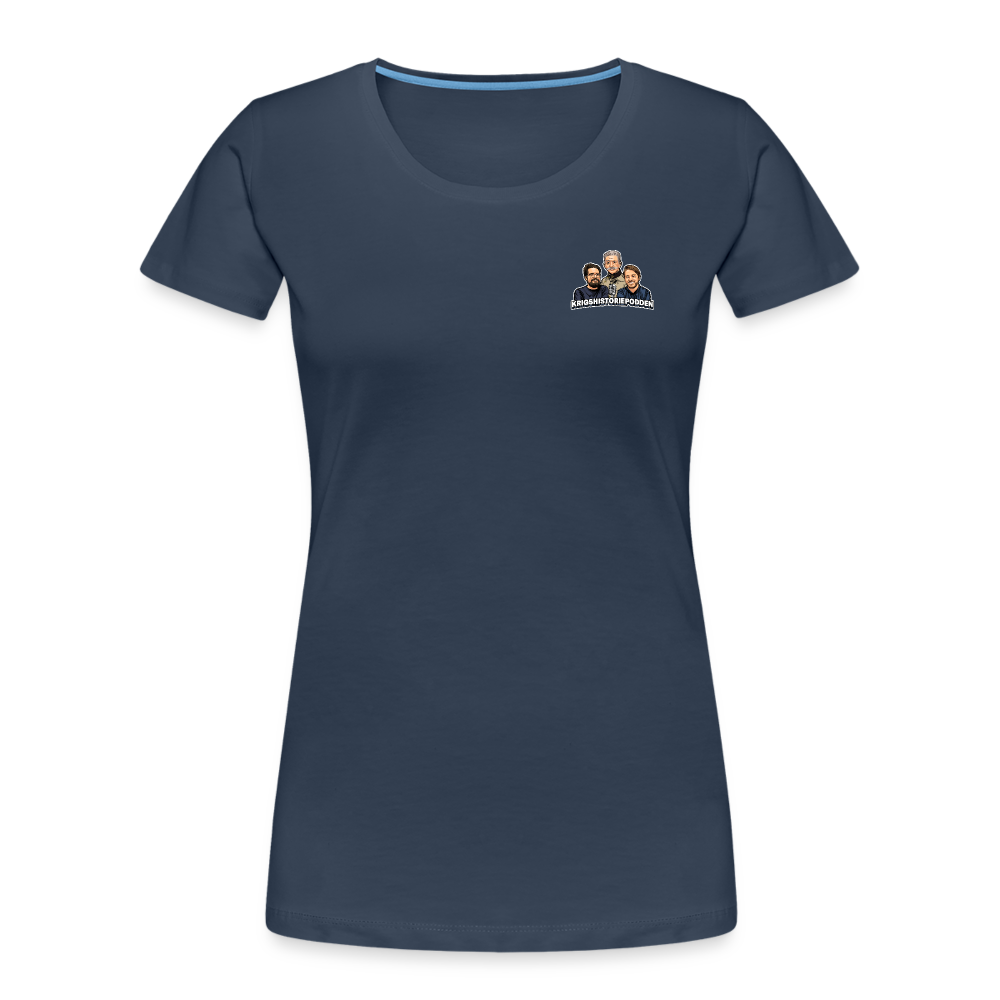 EVIG ÄRA (ekologisk premium-T-shirt dam-edition) - marinblå