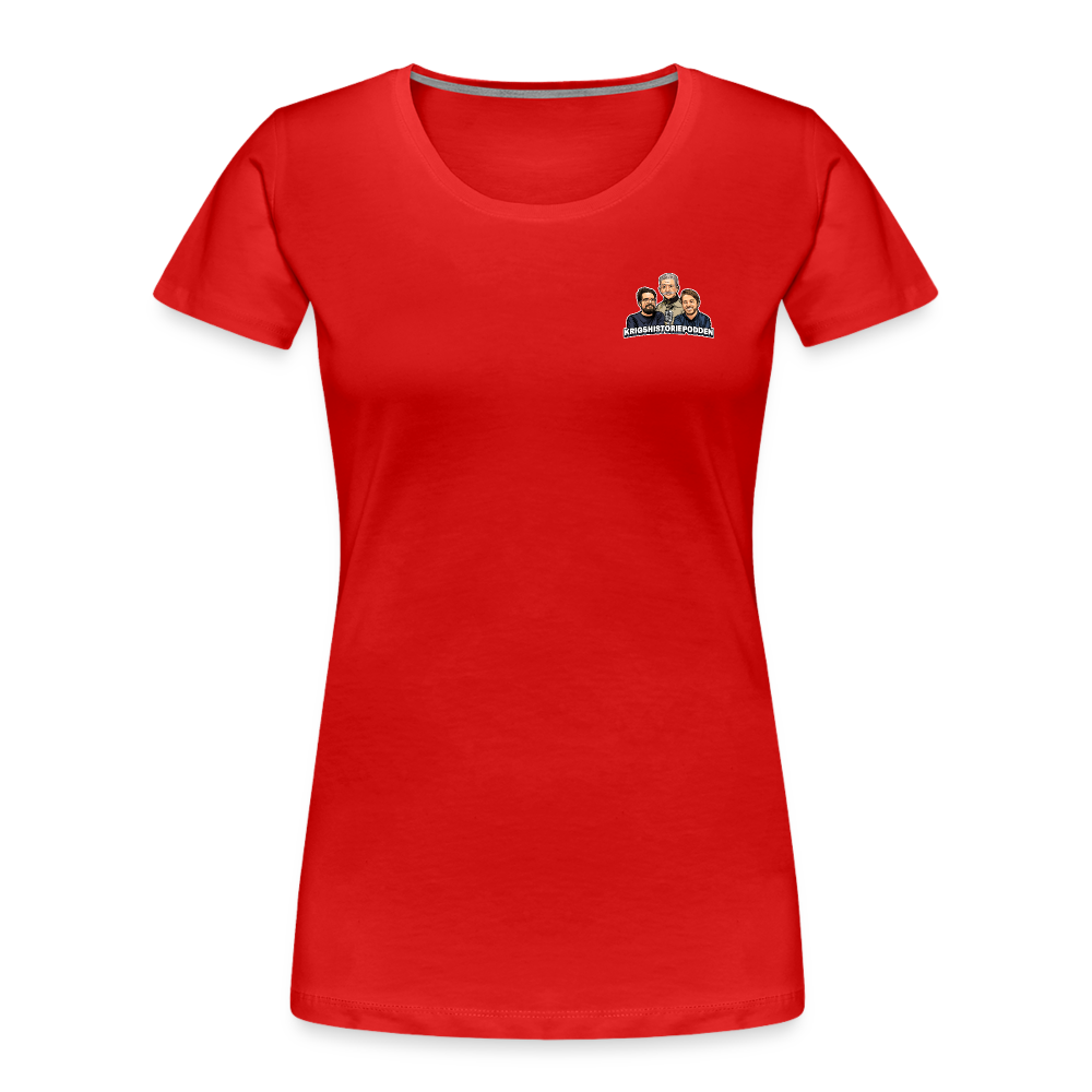 EVIG ÄRA (ekologisk premium-T-shirt dam-edition) - röd
