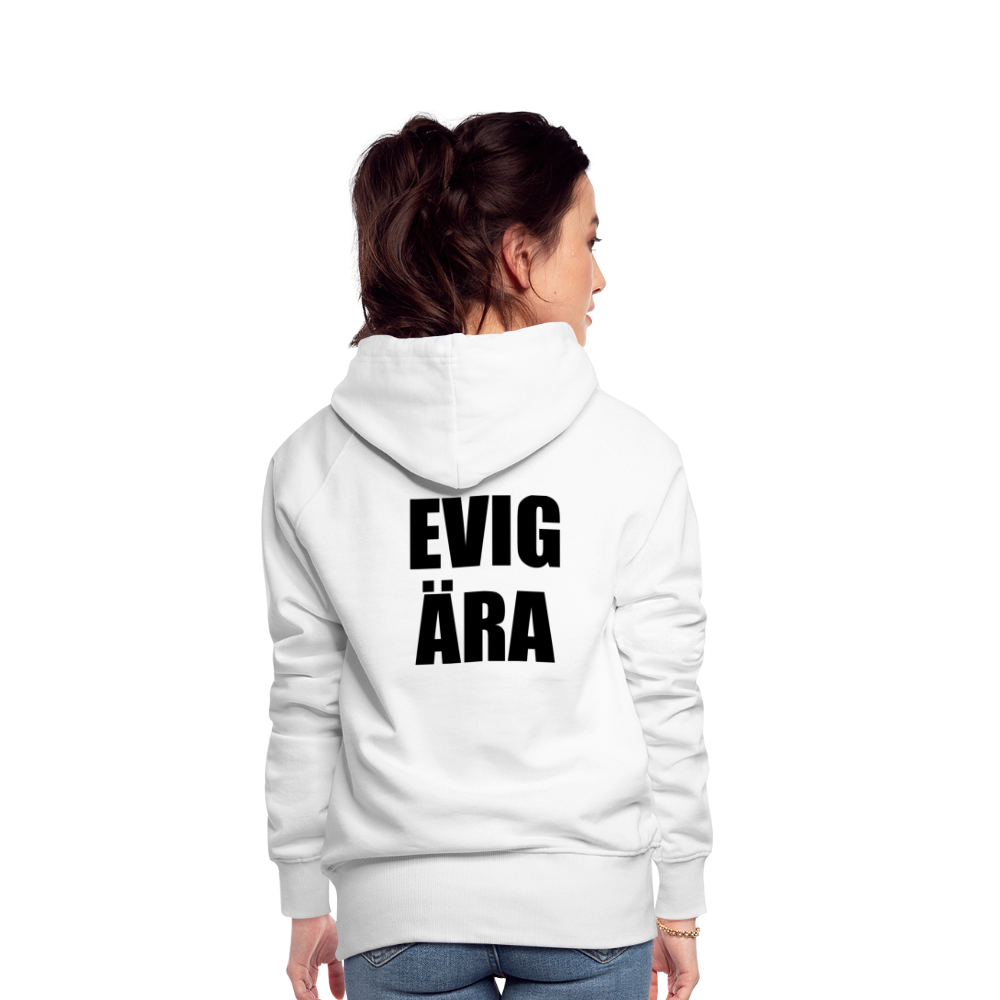 EVIG ÄRA (premiumluvtröja dam-edition) - vit