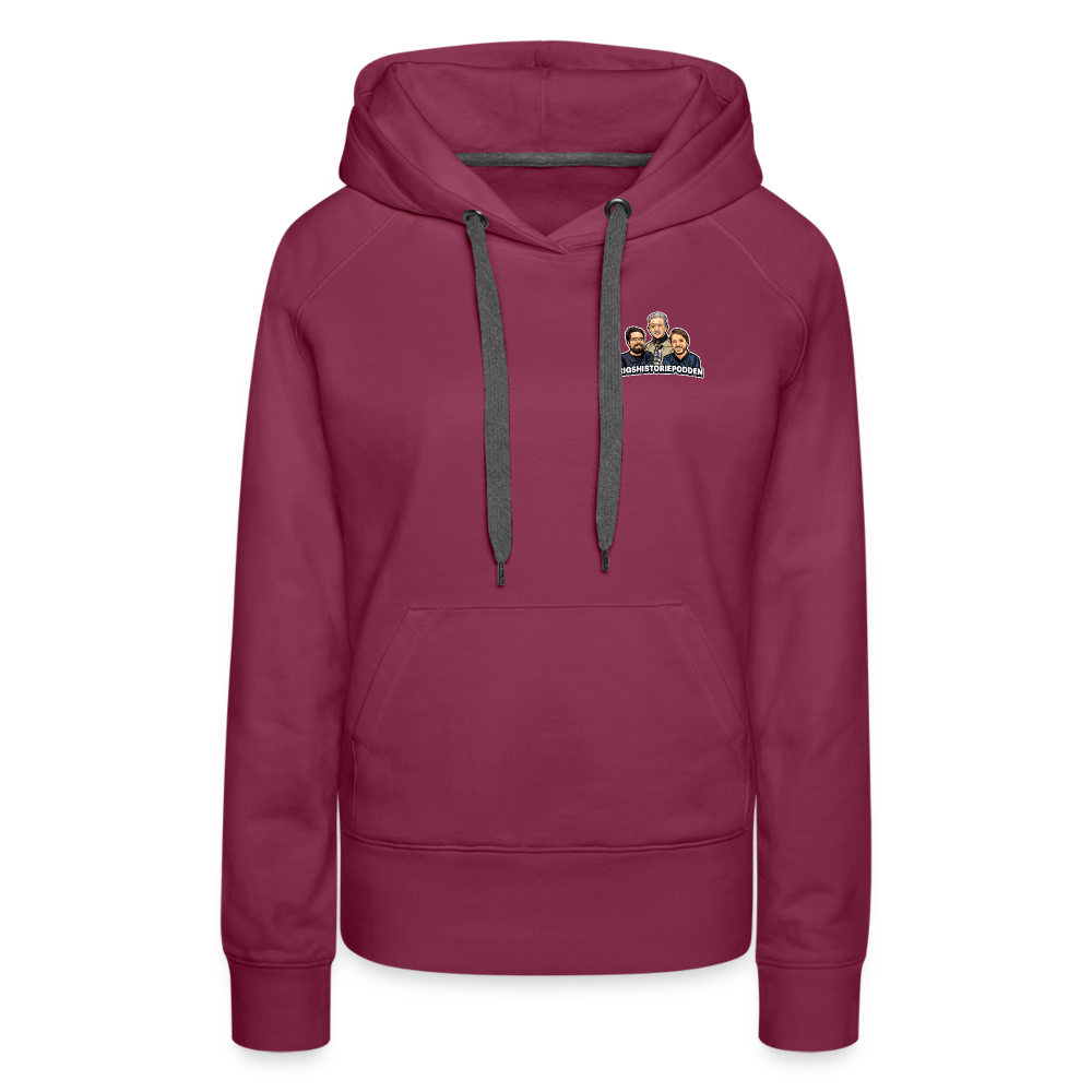 EVIG ÄRA (premiumluvtröja dam-edition) - bordeaux