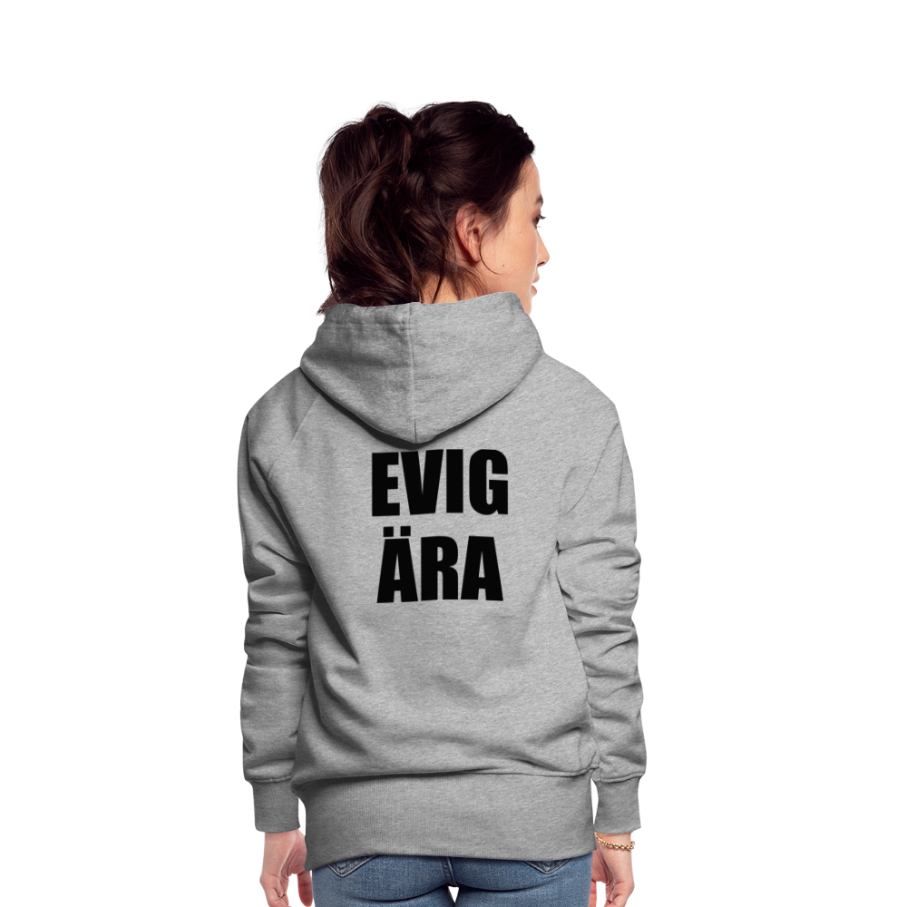 EVIG ÄRA (premiumluvtröja dam-edition) - gråmelerad