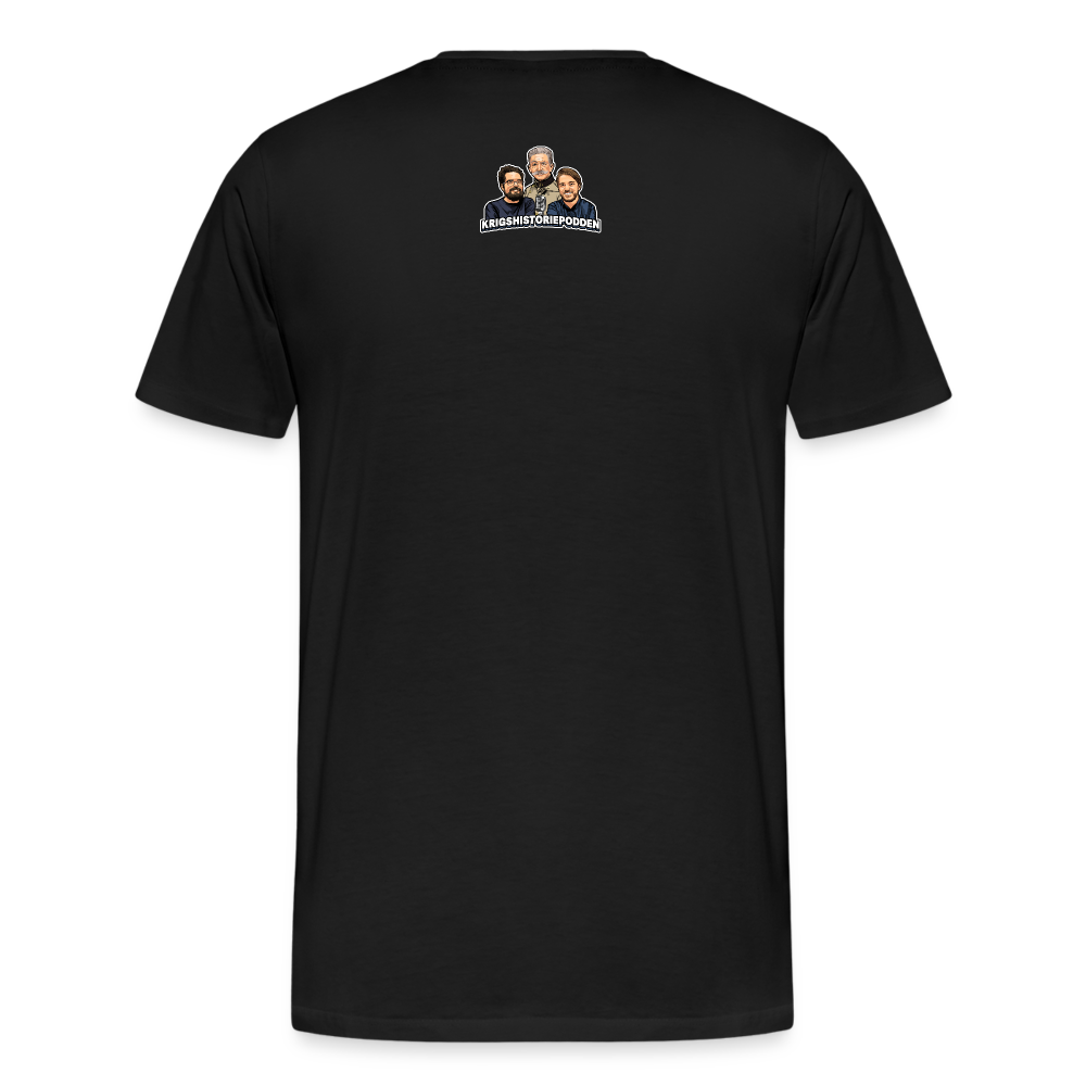 Party like it's Johan Banér! (ekologisk premium-T-shirt herr-edition) - svart