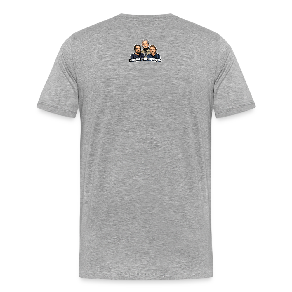 Party like it's Johan Banér! (ekologisk premium-T-shirt herr-edition) - gråmelerad
