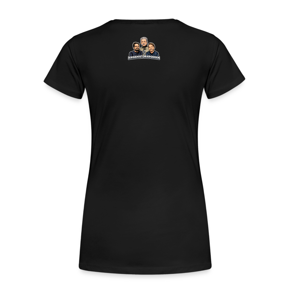 Party like it's Johan Banér! (ekologisk premium-T-shirt dam-edition) - svart