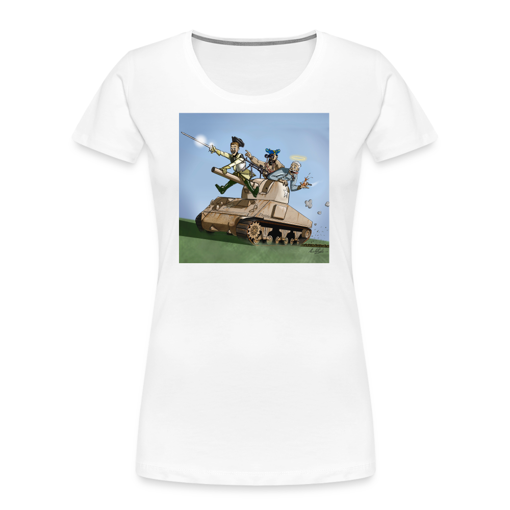 Sankt Conrads lärjungar (ekologisk premium-T-shirt dam-edition) - vit