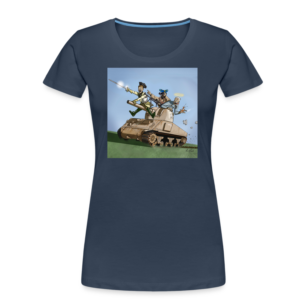 Sankt Conrads lärjungar (ekologisk premium-T-shirt dam-edition) - marinblå