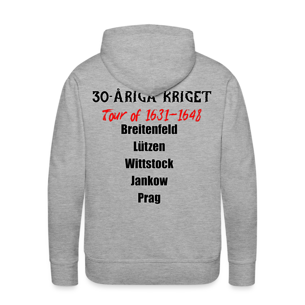 30-åriga kriget on otur (premiumluvtröja herr-edition) - gråmelerad