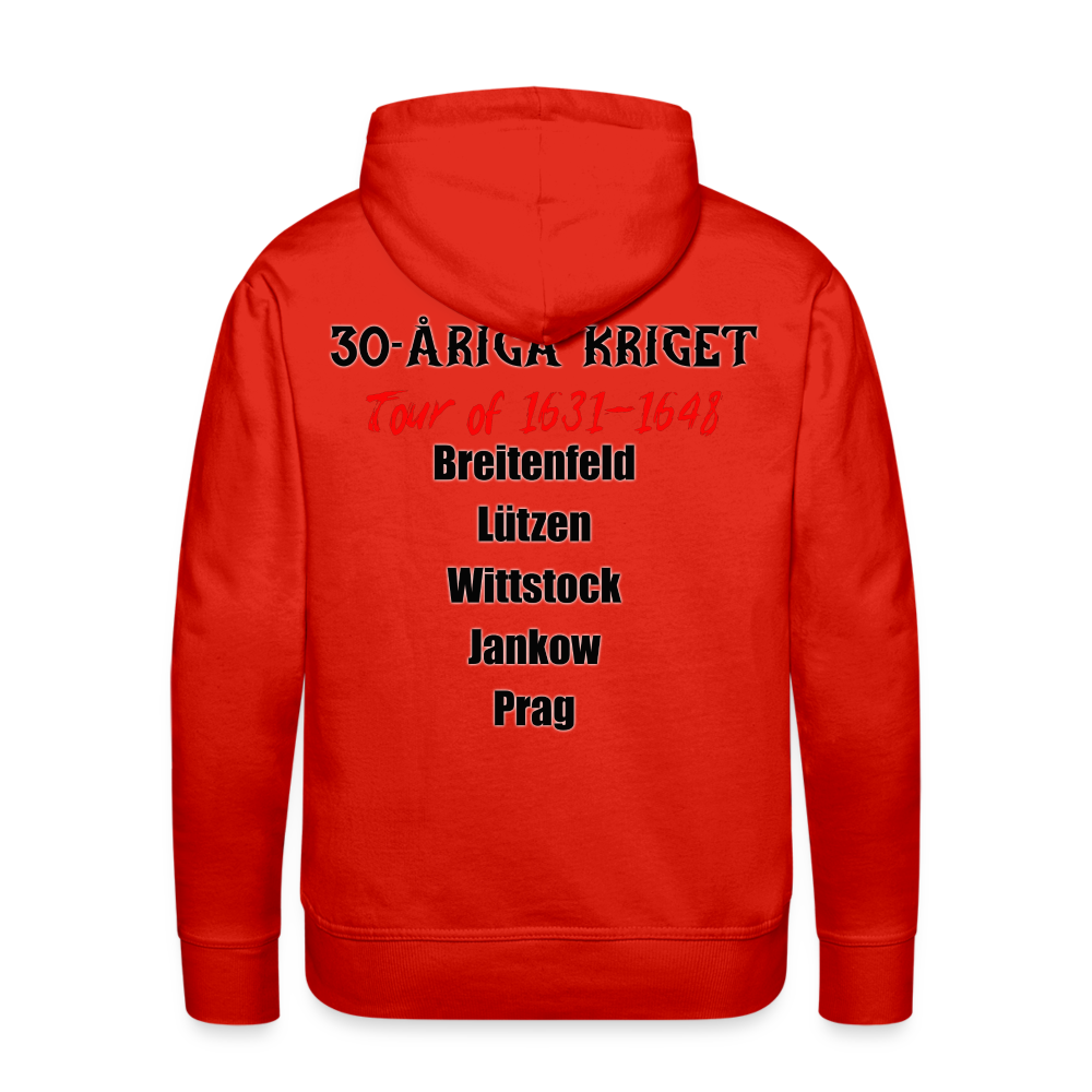 30-åriga kriget on otur (premiumluvtröja herr-edition) - röd