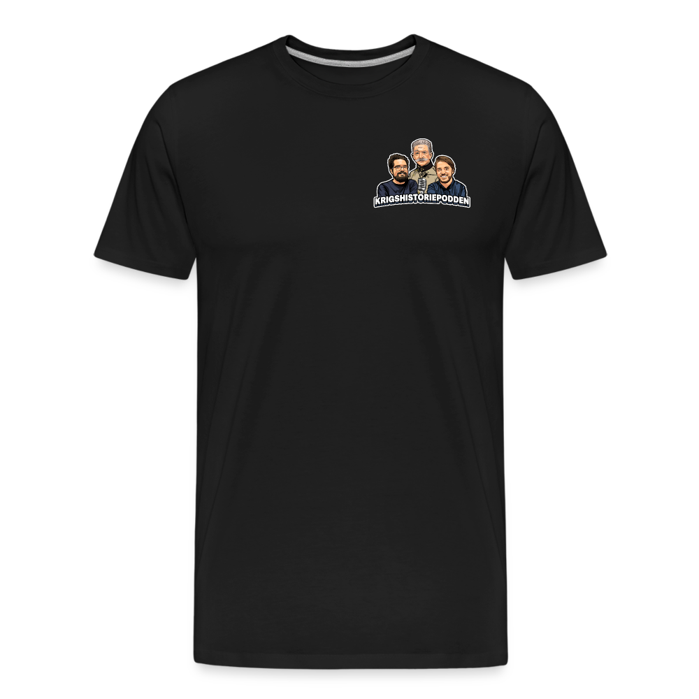 30-åriga kriget on tour (ekologisk premium-T-shirt herr-edition) - svart