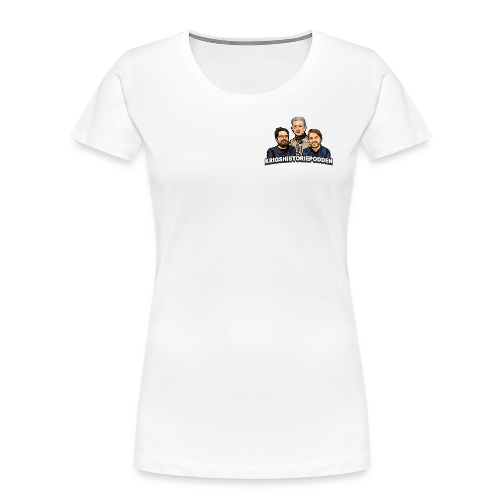 30-åriga kriget on tour (ekologisk premium-T-shirt dam-edition) - vit