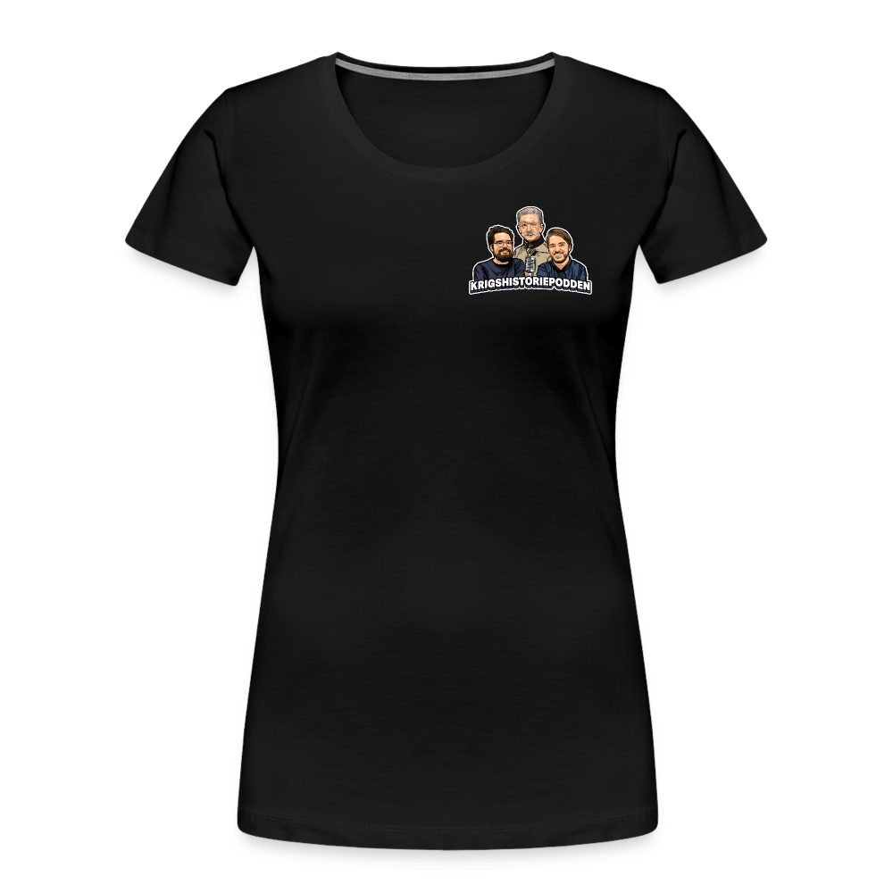 30-åriga kriget on tour (ekologisk premium-T-shirt dam-edition) - svart