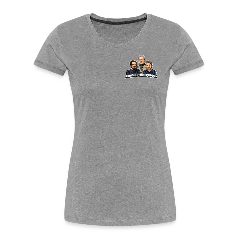 30-åriga kriget on tour (ekologisk premium-T-shirt dam-edition) - gråmelerad