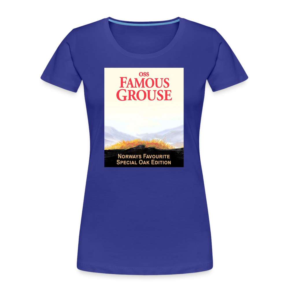 Famous Grouse (ekologisk premium-T-shirt dam-edition) - kungsblå