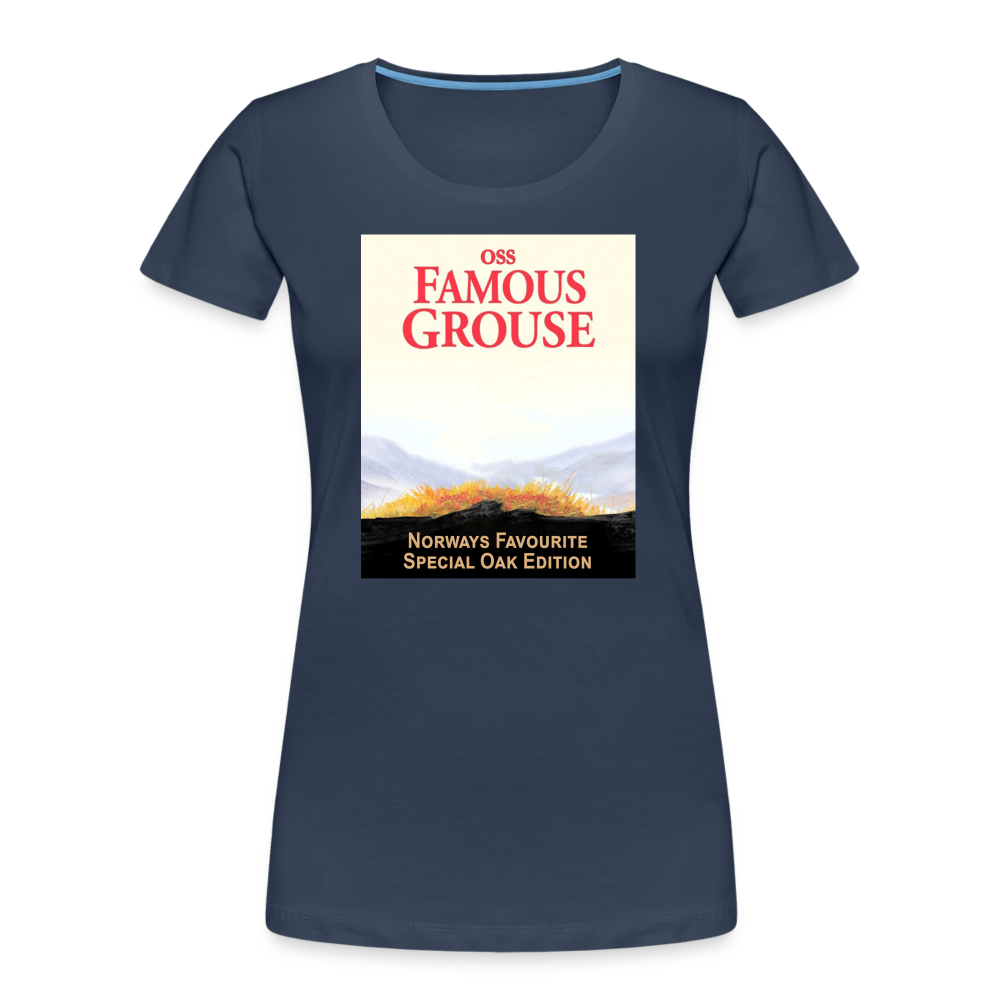 Famous Grouse (ekologisk premium-T-shirt dam-edition) - marinblå