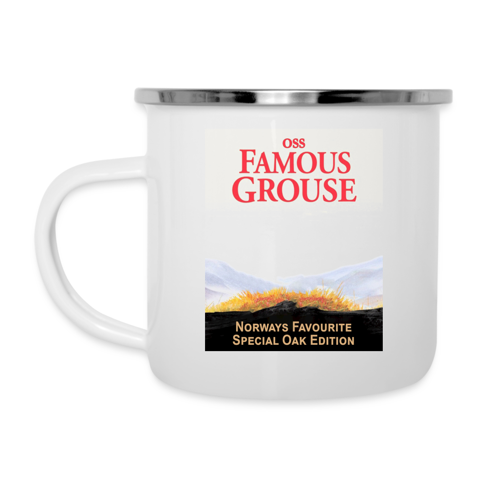Famous Grouse (emaljmugg-edition) - vit