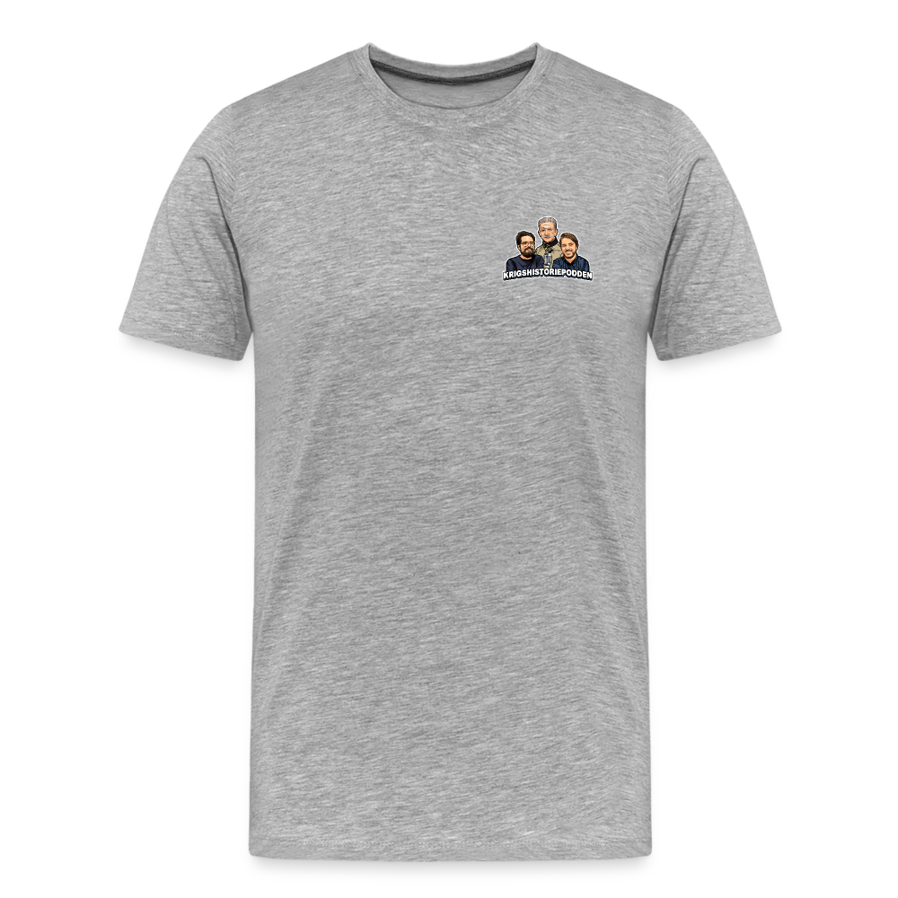 Gina von Reininghaus (ekologisk premium-T-shirt herr-edition) - gråmelerad