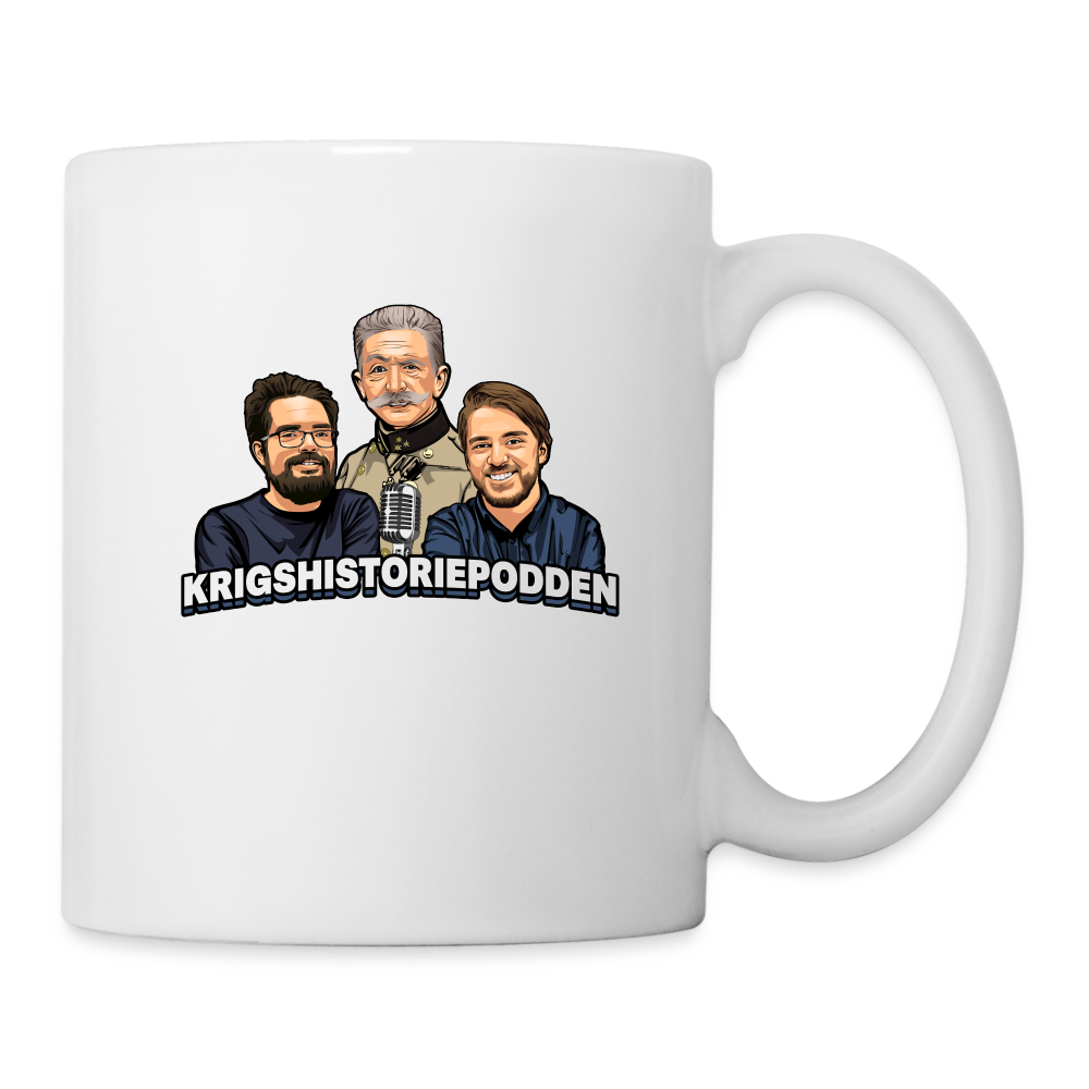 Får det lov att vara lite kolonialhyss? (mugg-edition) - vit