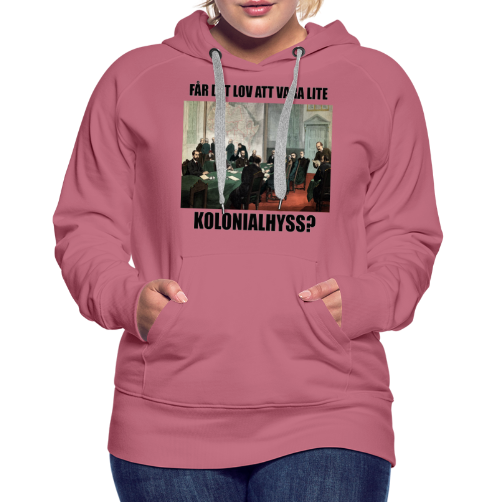 Får det lov att vara lite kolonialhyss? (premiumluvtröja dam-edition) - malva