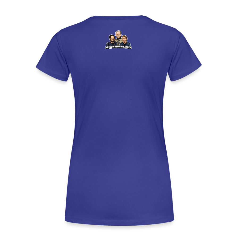 Får det lov att vara lite kolonialhyss? (ekologisk premium-T-shirt herr-edition) - kungsblå