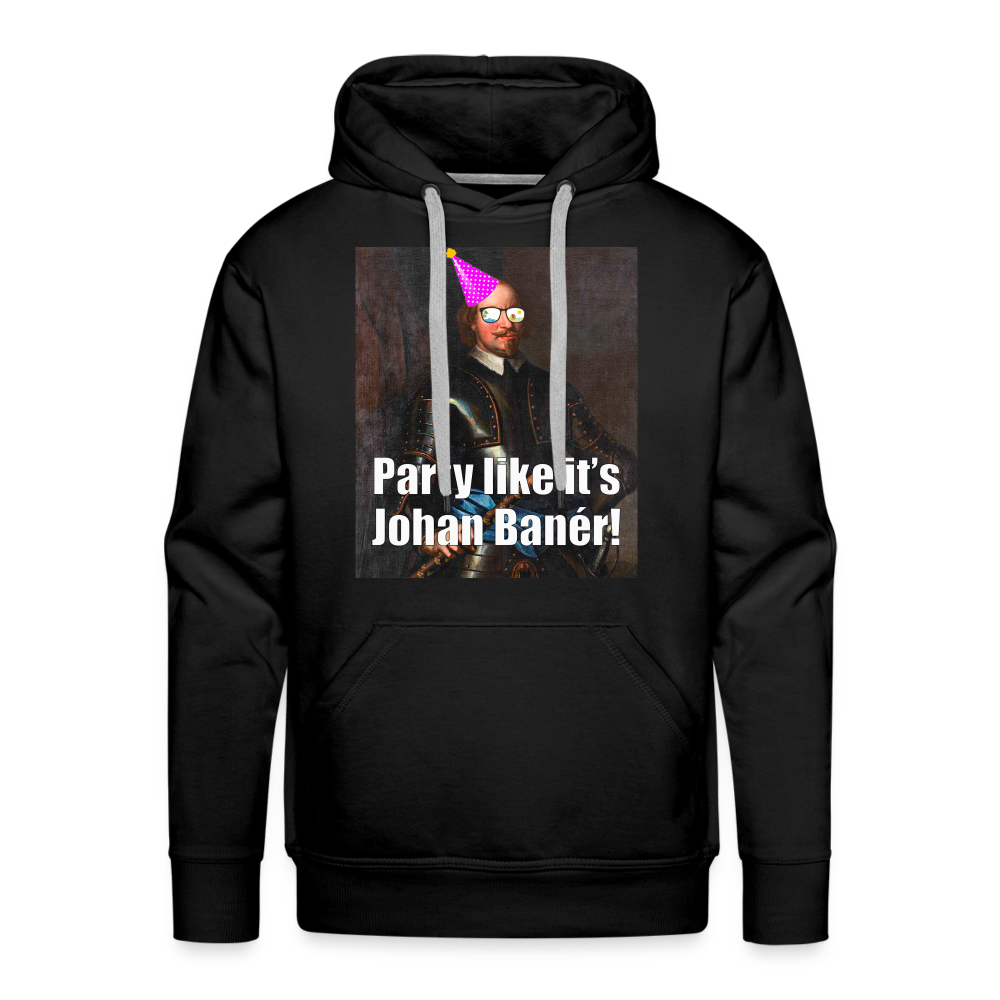 Party like it's Johan Banér! (Premiumluvtröja herr-edition) - svart