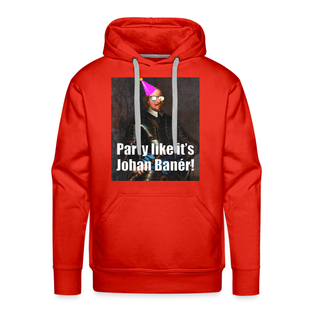 Party like it's Johan Banér! (Premiumluvtröja herr-edition) - röd