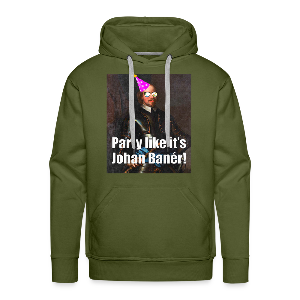 Party like it's Johan Banér! (Premiumluvtröja herr-edition) - olivgrön