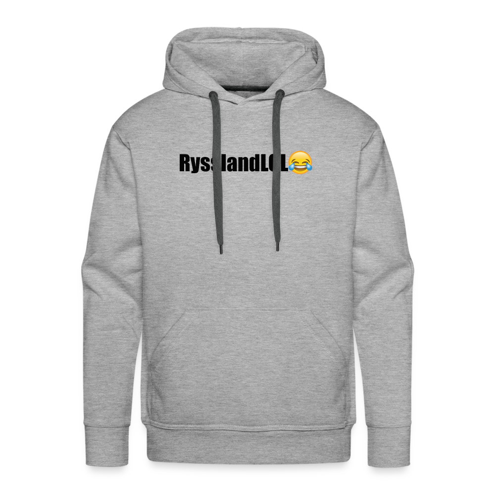 RysslandLOL (Premiumluvtröja herr-edition) - gråmelerad