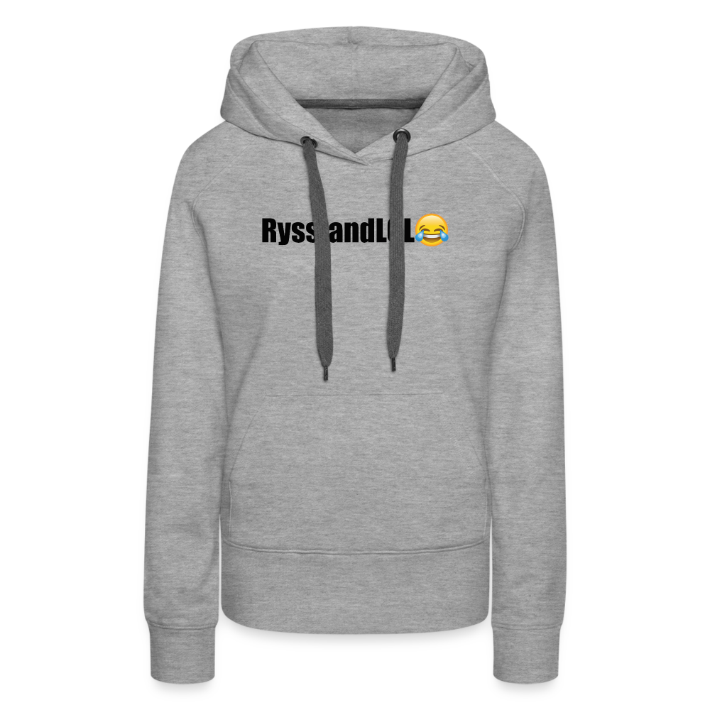 RysslandLOL (Premiumluvtröja dam-edition) - gråmelerad