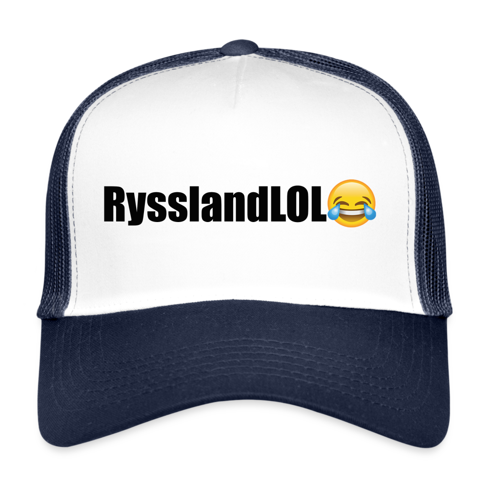 RysslandLOL (truckerkeps-edition) - vit/marinblå