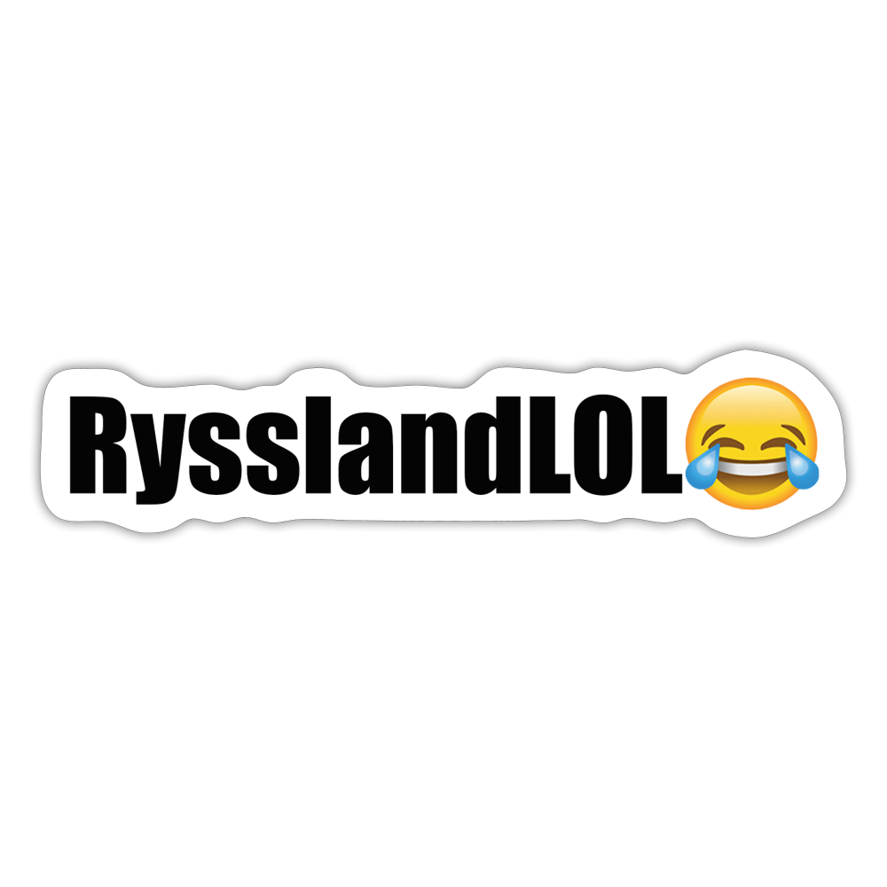 RysslandLOL (sticker) - matt vit