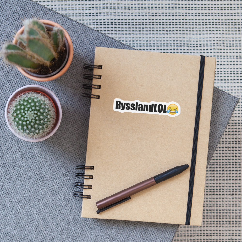 RysslandLOL (sticker) - matt vit