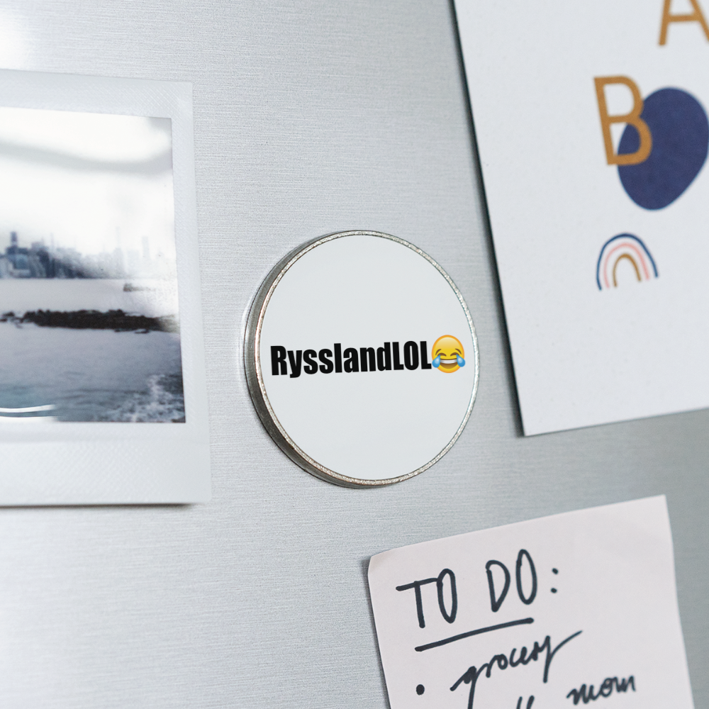 RysslandLOL (kylskåpsmagnet-edition) - vit