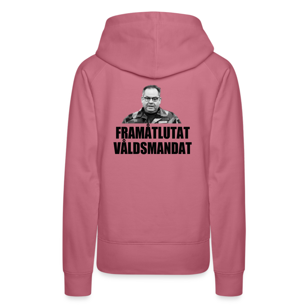 Framåtlutat våldsmandat (Premiumluvtröja dam-edition) - malva