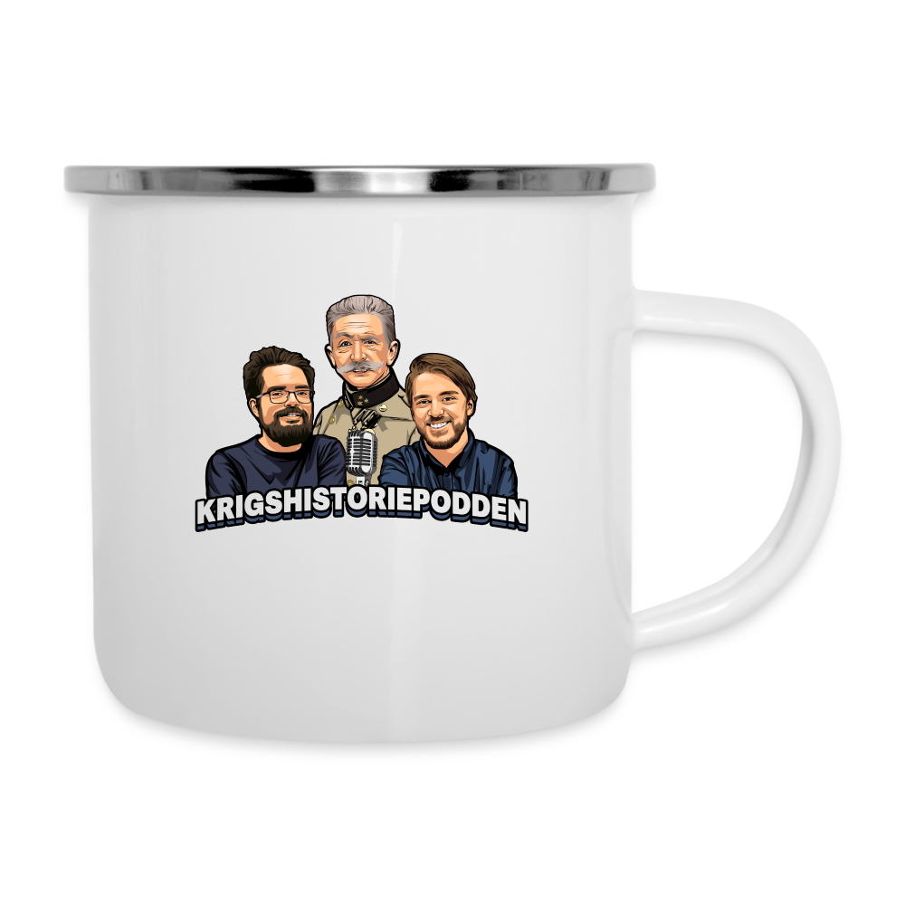 Kapitulera? Ney! (emaljmugg-edition) - vit