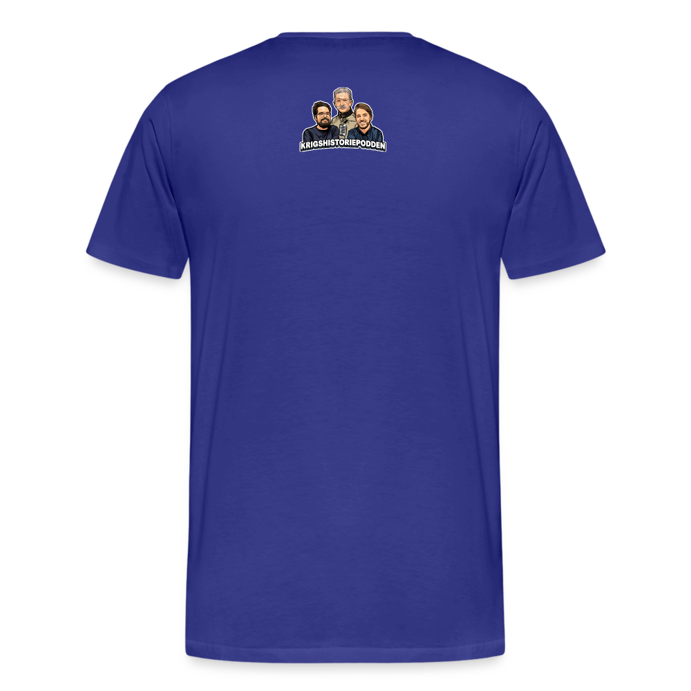 Kapitulera? Ney! (ekologisk premium-T-shirt herr-edition) - kungsblå