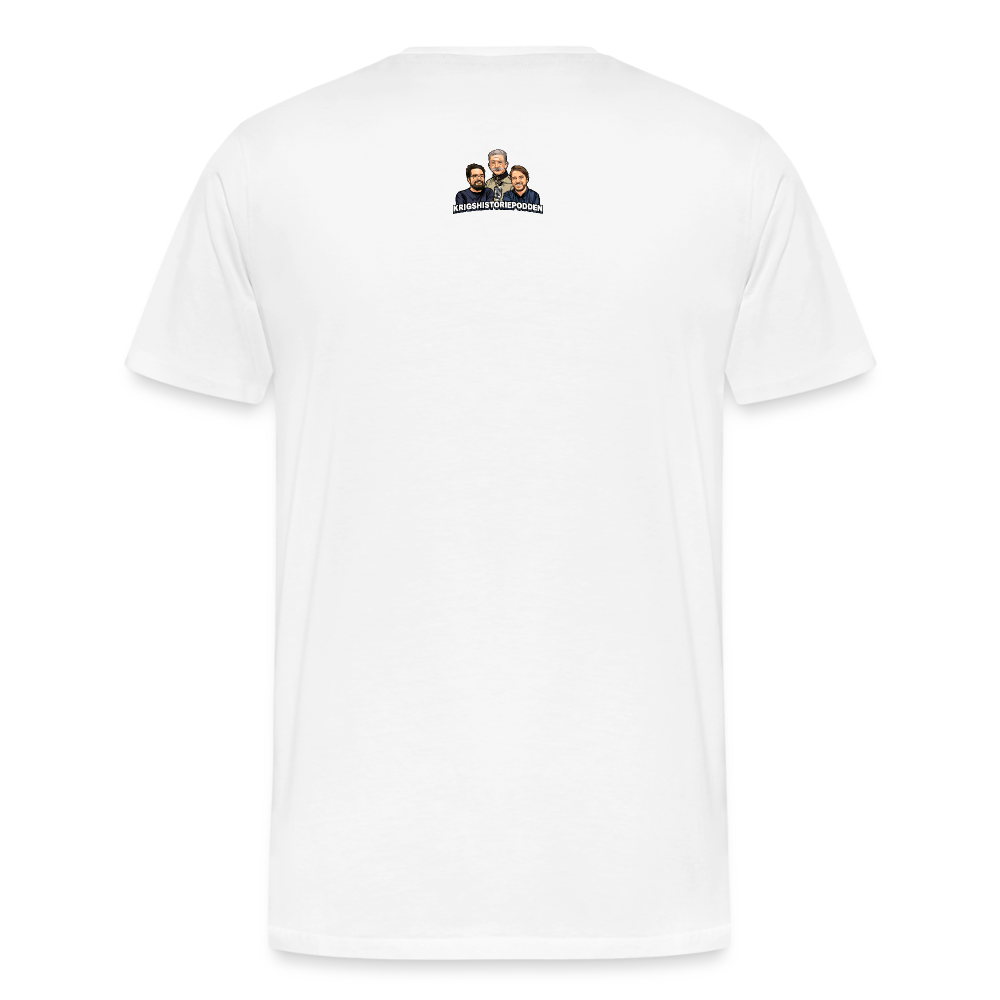 MichelMOTHERFUCKINGNey (ekologisk premium-T-shirt herr-edition) - vit