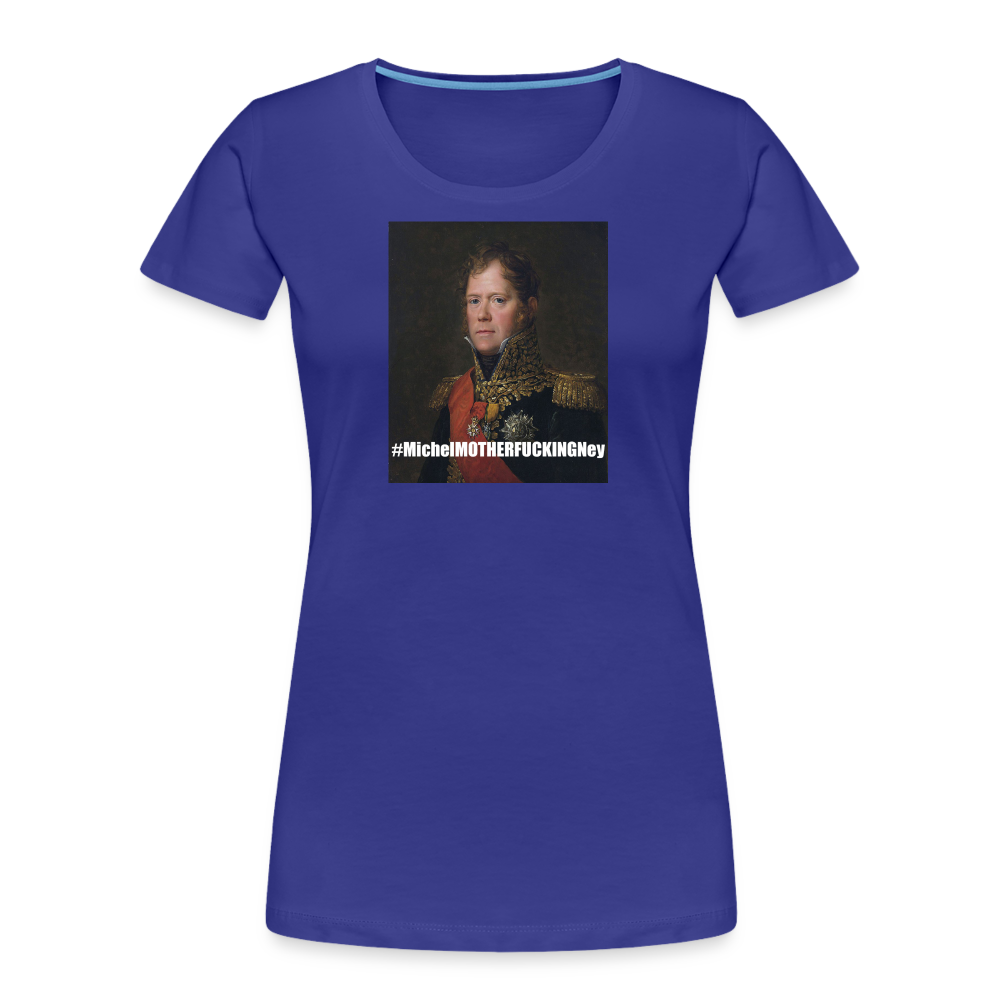 Ekologisk premium-T-shirt dam - kungsblå