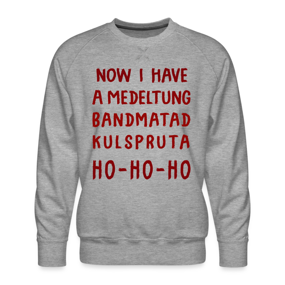 Medeltung Bandmatad Kulspruta (Die Hard Jultröja-edition!) - gråmelerad