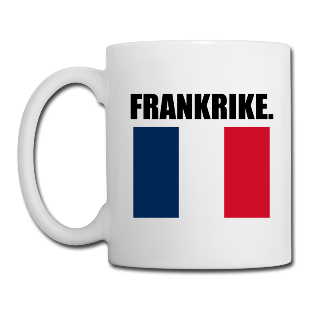 Frankrike. Punkt. - vit