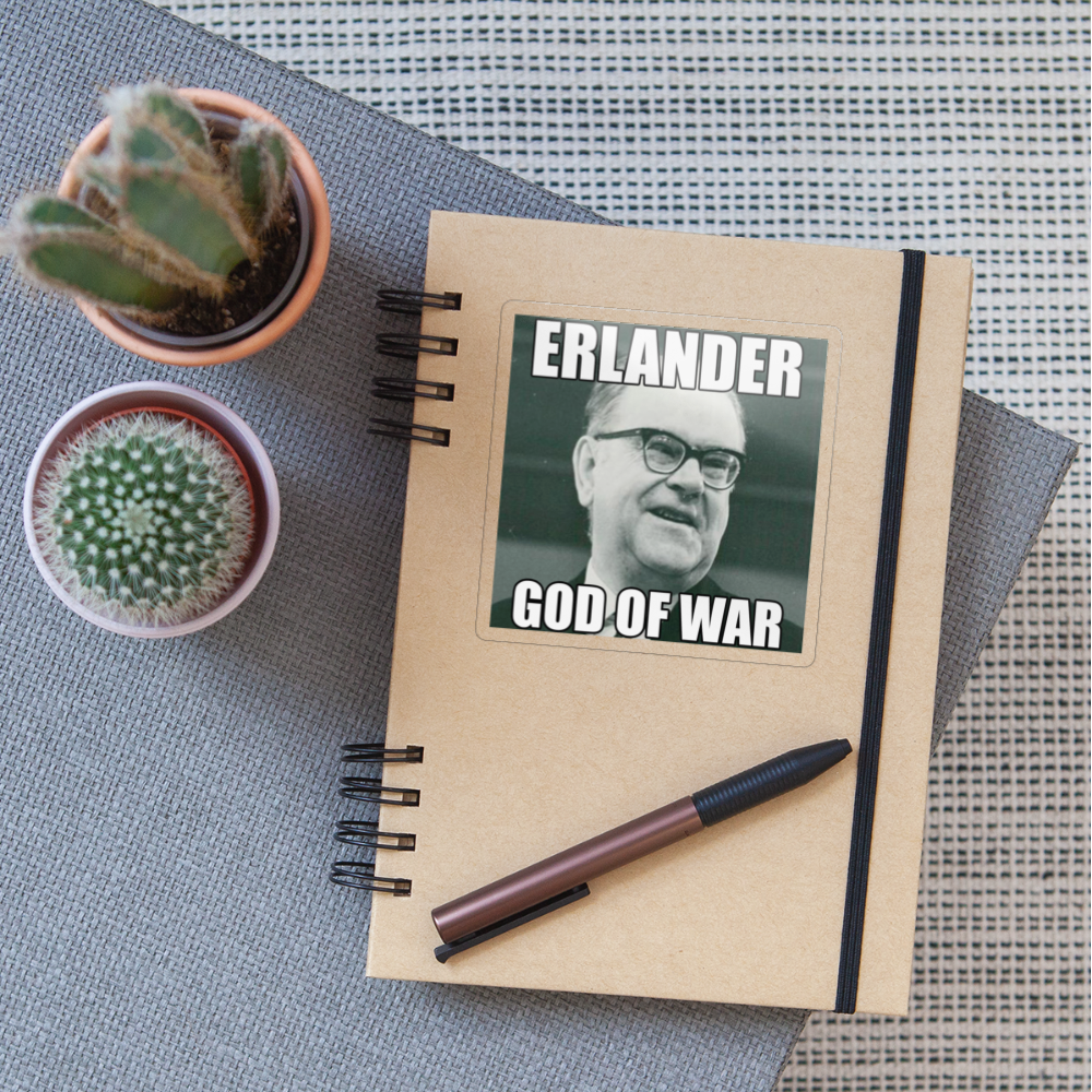 Erlander – God of War (Sticker) - glänsande transparent
