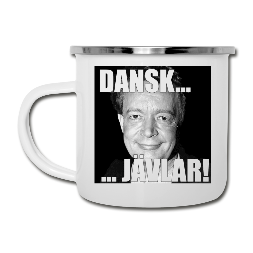 Danskjävlar! (emaljmuggs-edition!) - vit