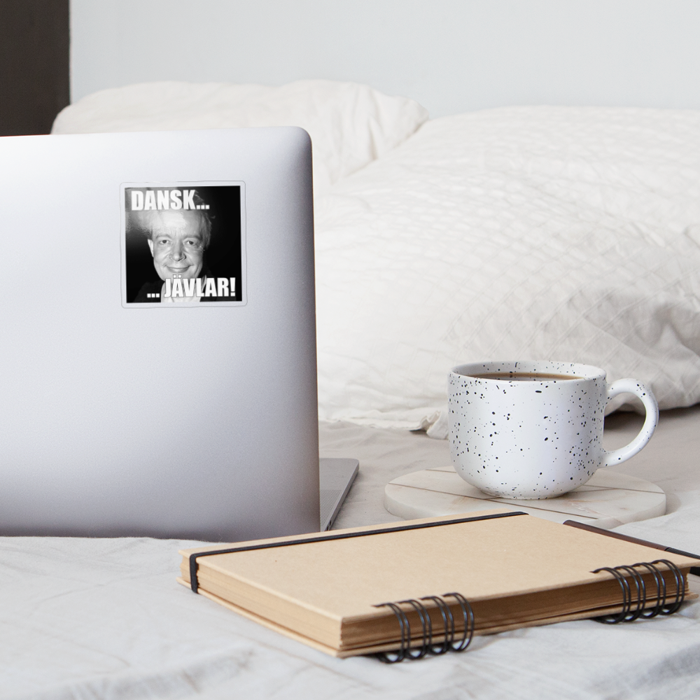 Danskjävlar! (sticker) - glänsande transparent