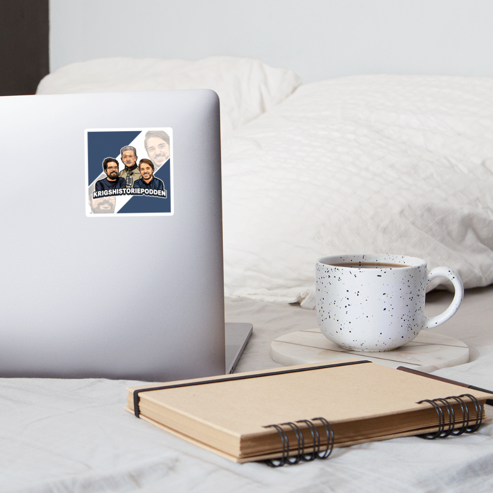 KHP loggan (stickers) - matt vit