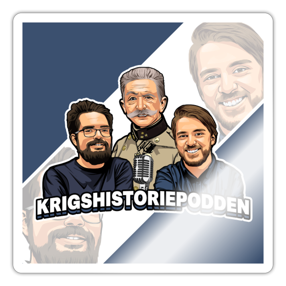 KHP loggan (stickers) - glänsande vit