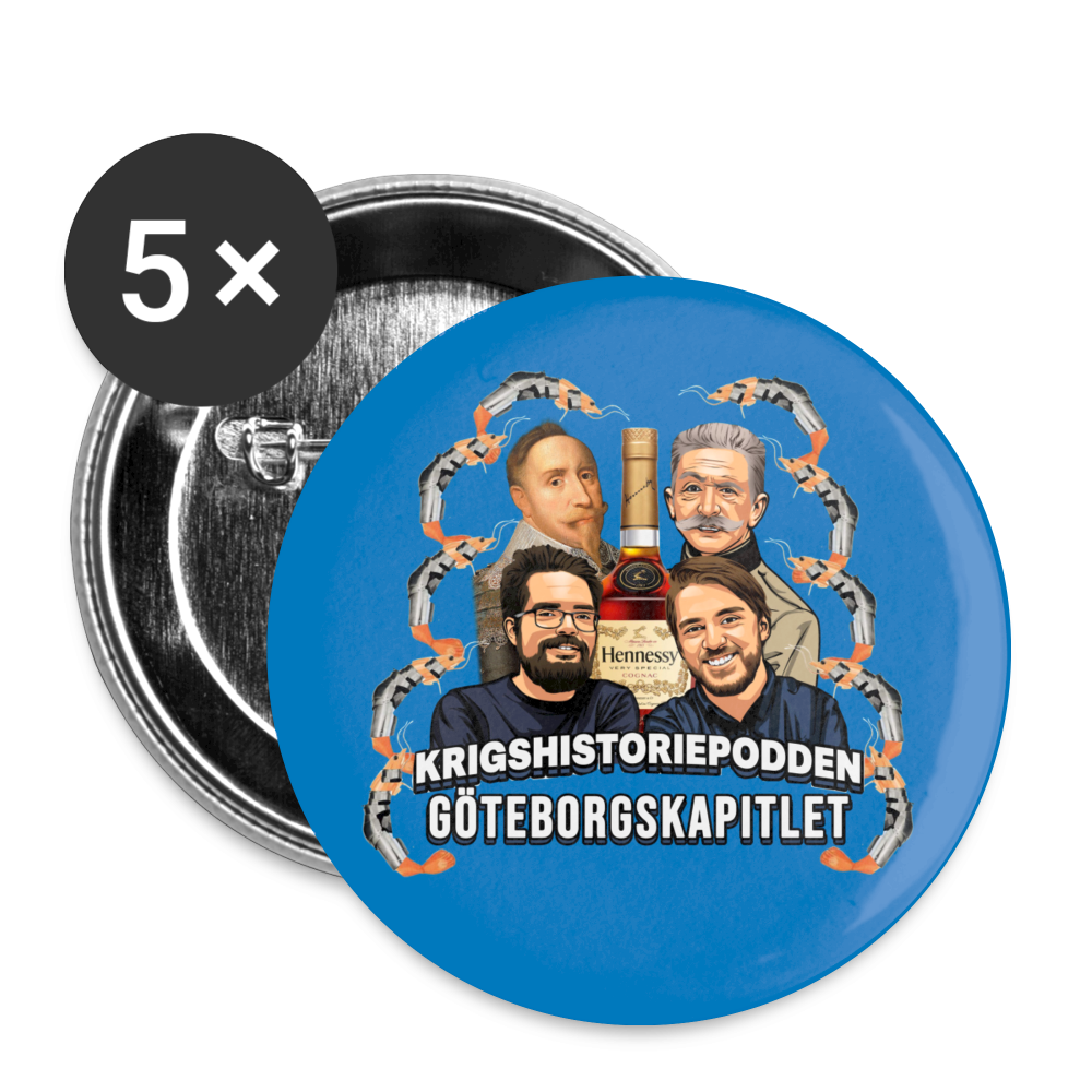Göteborgskapitlet (knappnålsedition, 25 mm, 5-pack) - white