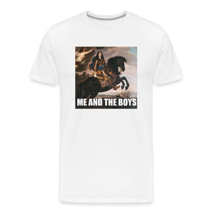 Karl X & boysen (ekologisk premium-T-shirt herr-edition) - vit